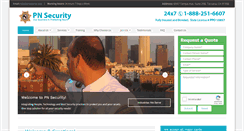 Desktop Screenshot of pnsecurity.com